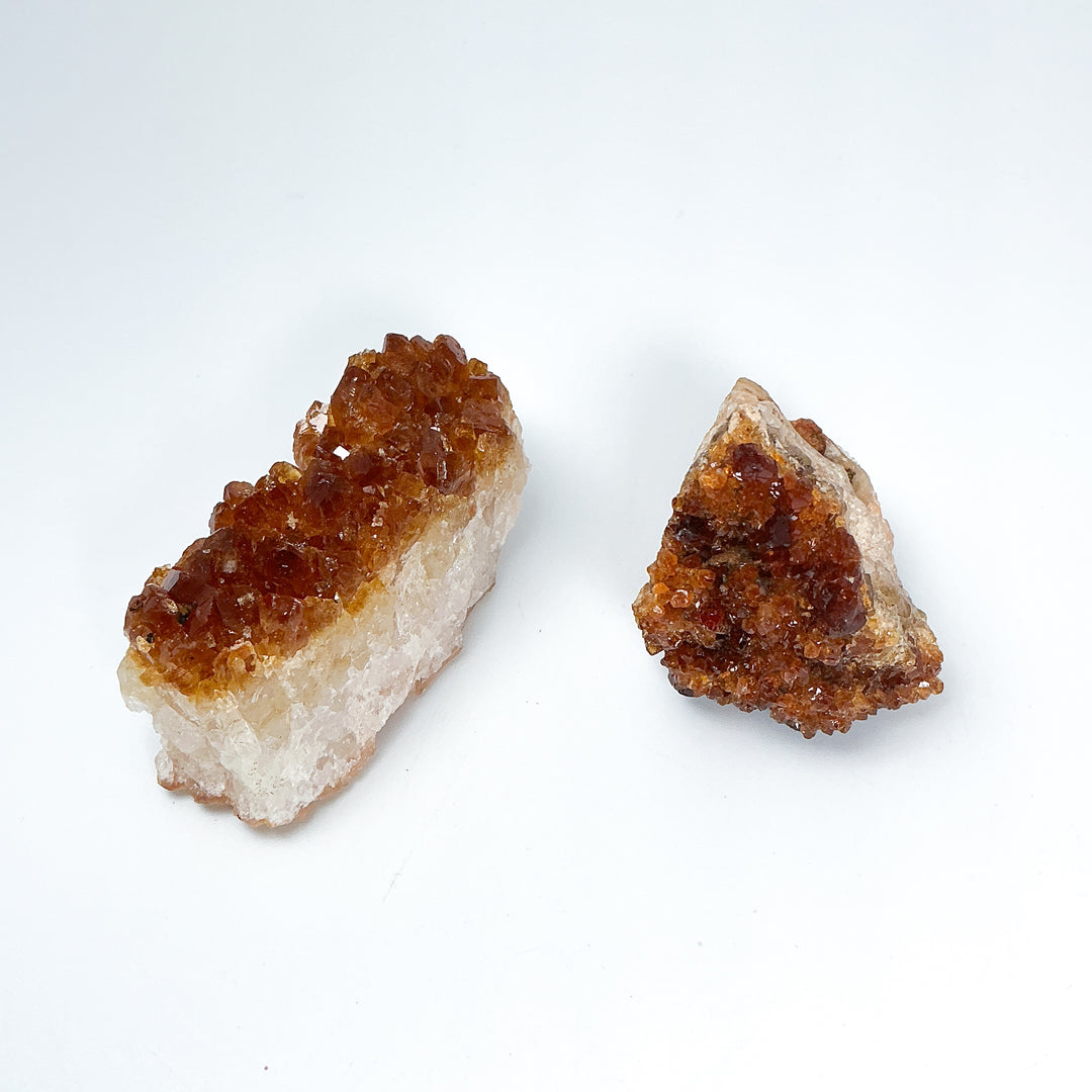 Dark Citrine Druze Cluster - Rocks and Gems Canada