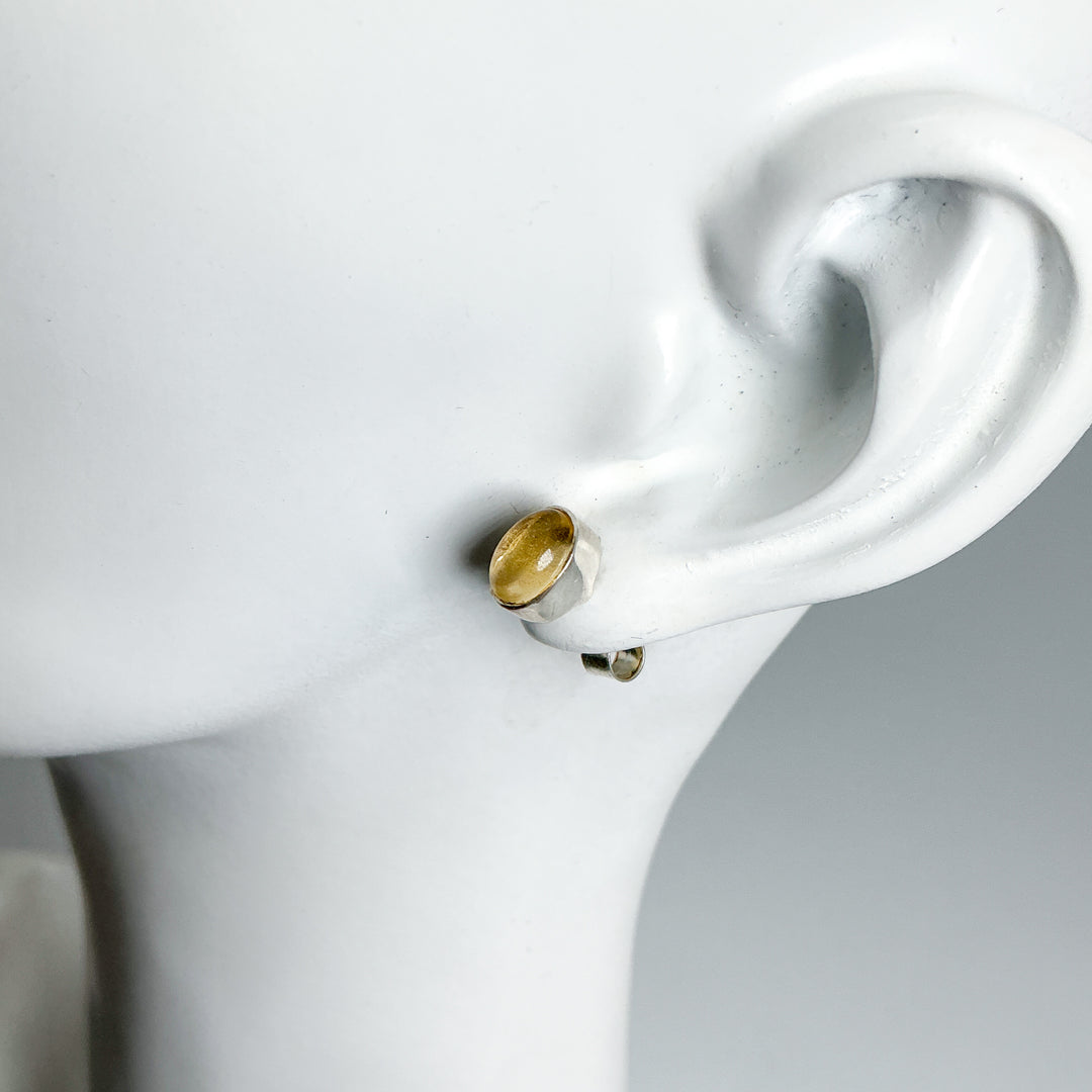 Citrine Stud Earrings