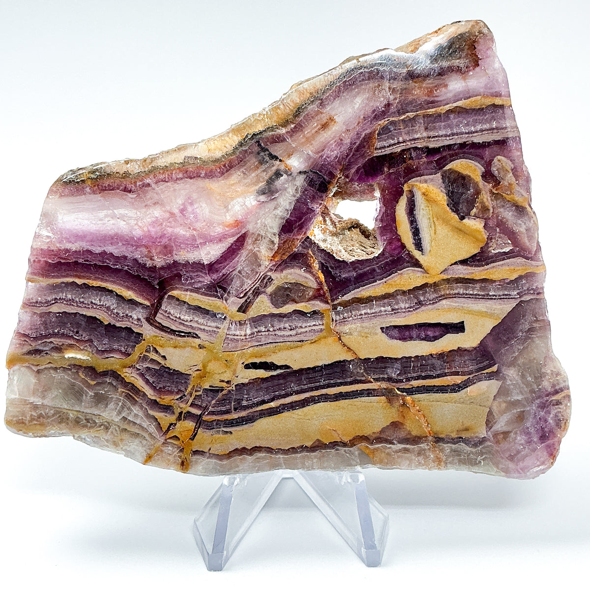 Fluorite Slice - Rocks and Gems Canada