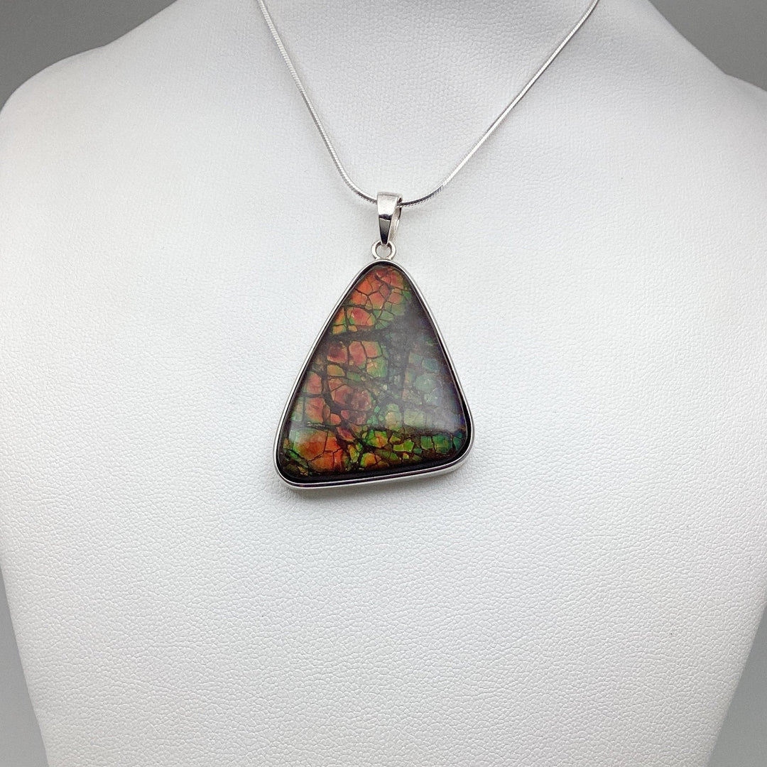 Alberta Ammolite Pendant - Rocks and Gems Canada