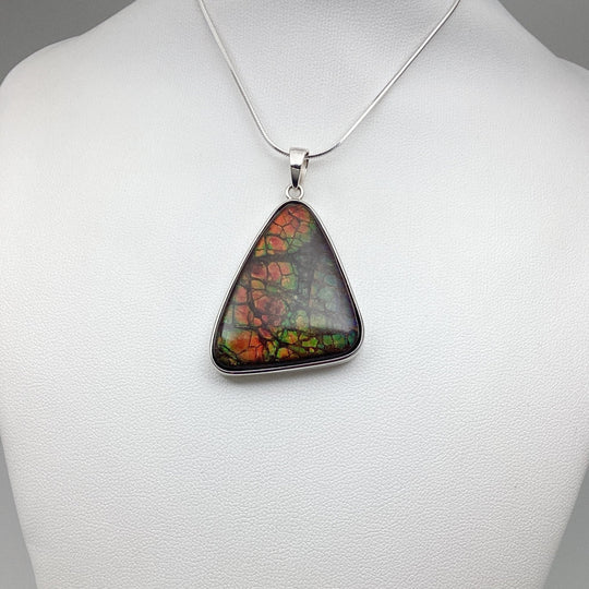 Alberta Ammolite Pendant - Rocks and Gems Canada