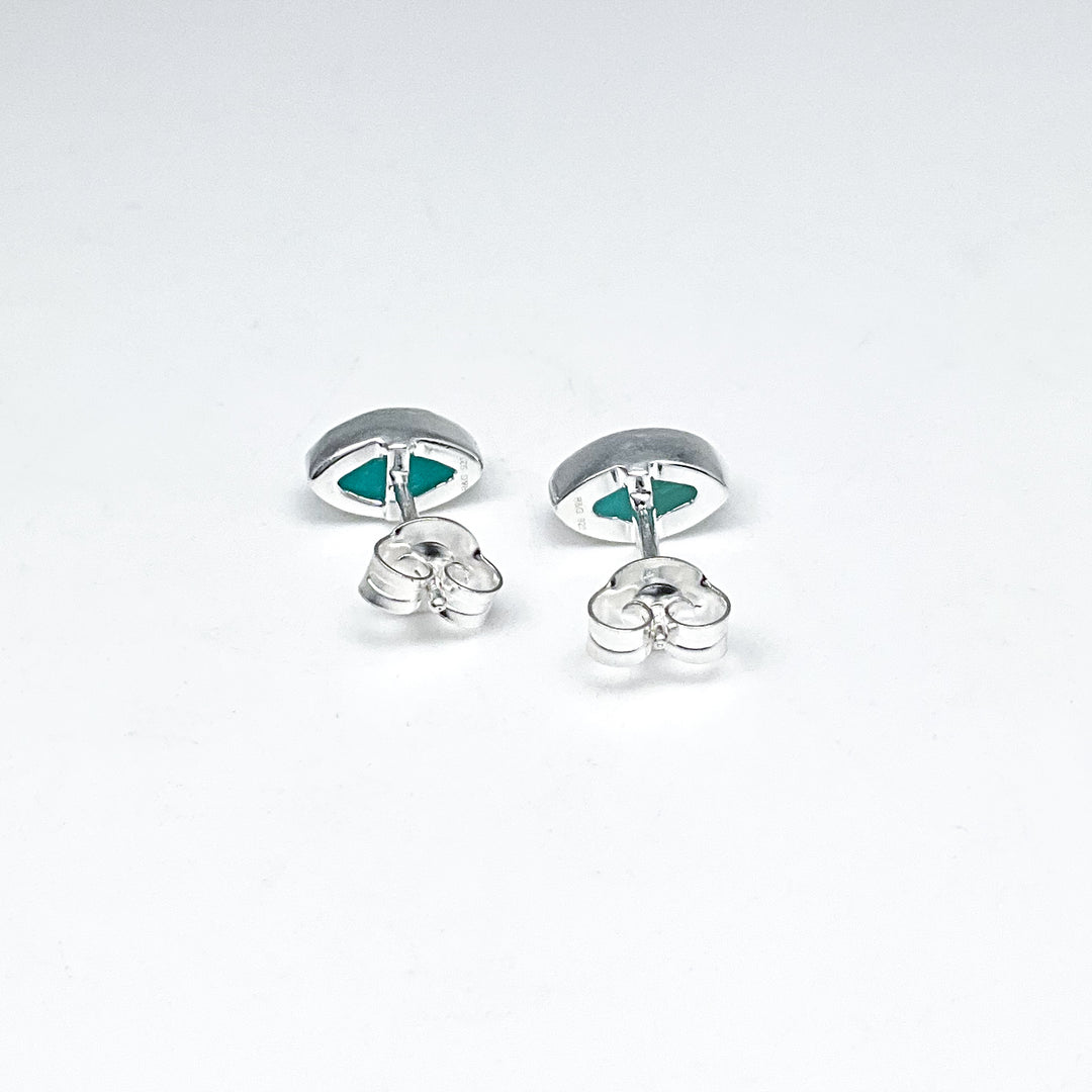 Amazonite Stud Earrings - Rocks and Gems Canada