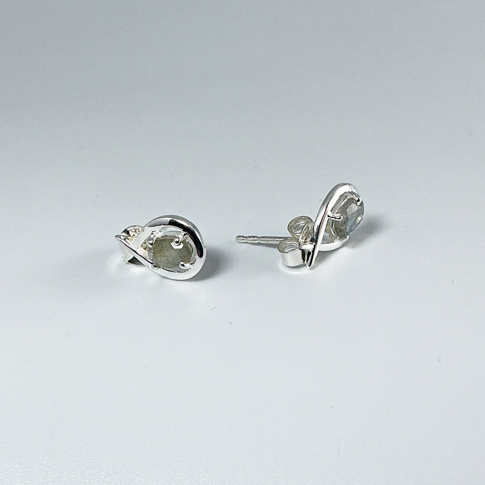 Labradorite Stud Earrings