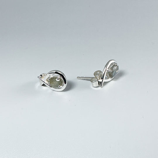 Labradorite Stud Earrings