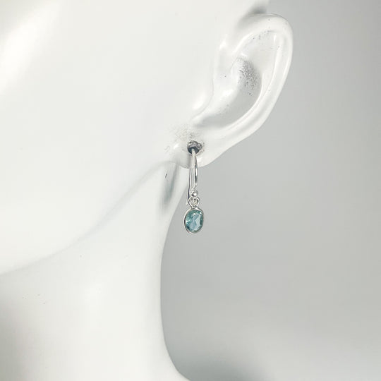 Aquamarine Dangle Earrings