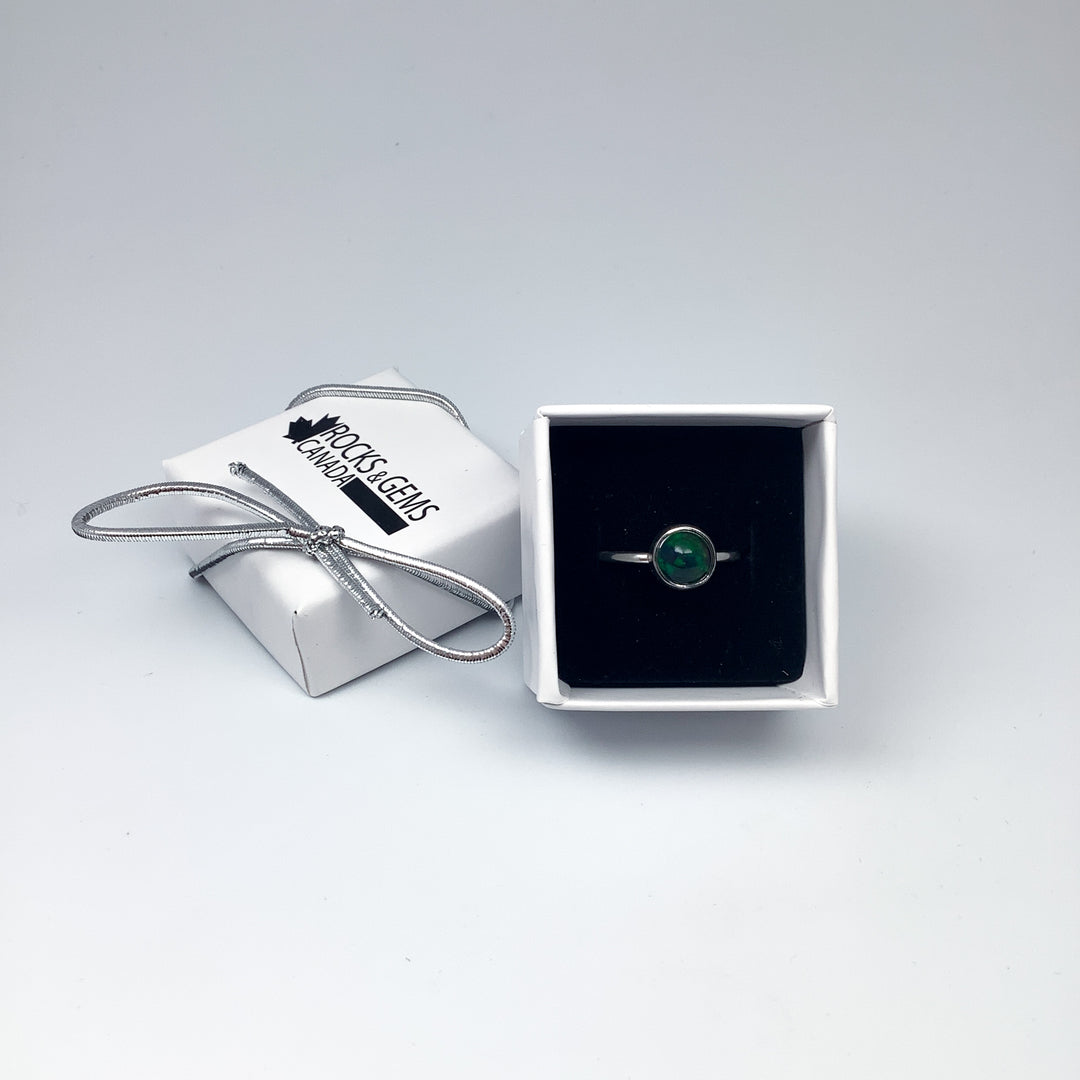 Black Ethiopian Opal Ring