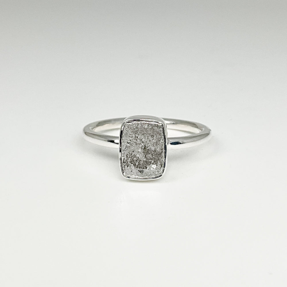 Muonionalusta Meteorite Ring - Rocks and Gems Canada