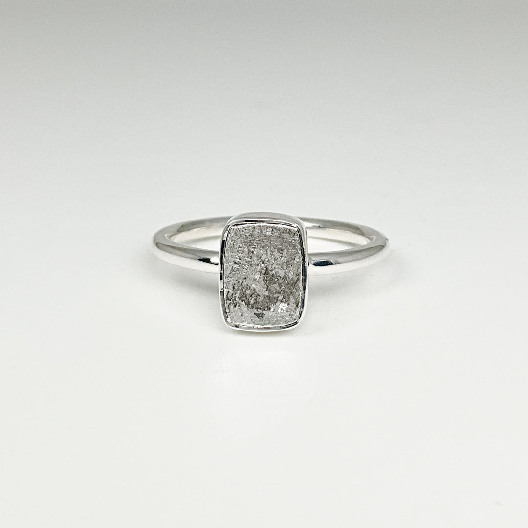 Muonionalusta Meteorite Ring - Rocks and Gems Canada