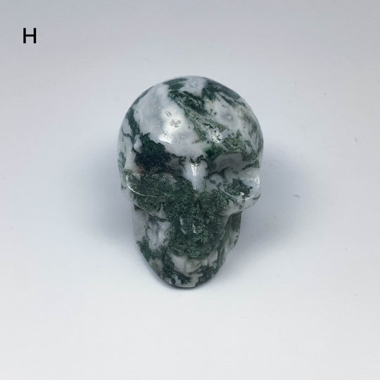 Moss Agate Skulls - Rocks and Gems Canada