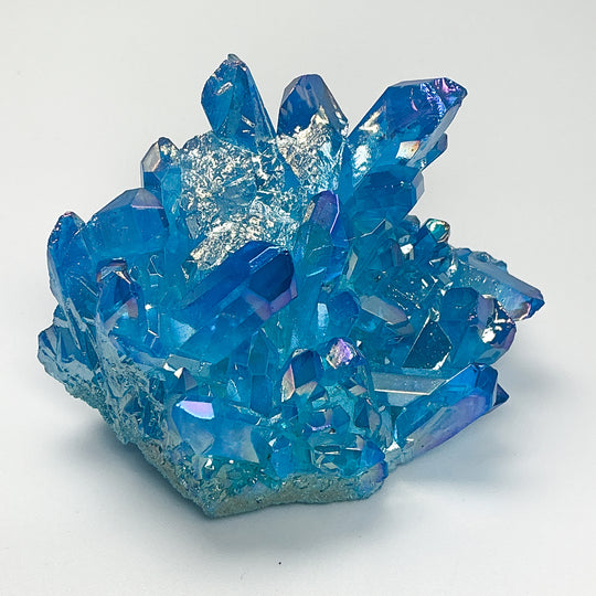 Aqua Aura Quartz Cluster