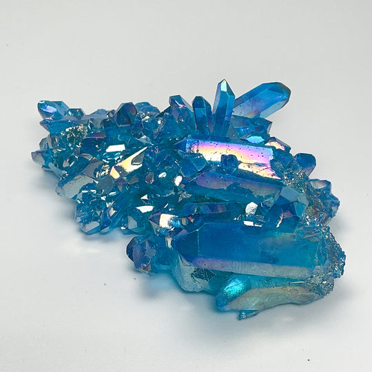 Aqua Aura Quartz Cluster