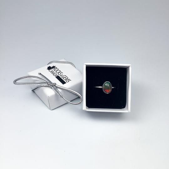 Black Ethiopian Opal Ring