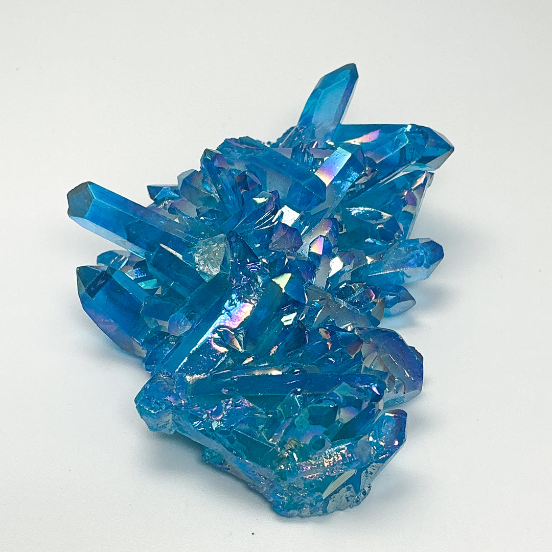 Aqua Aura Quartz Cluster