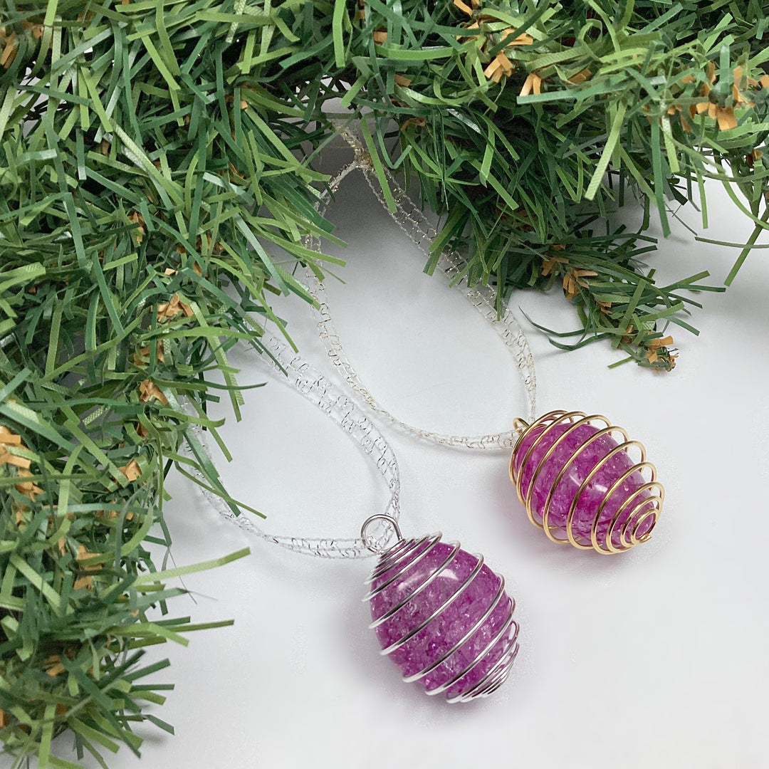Spiral Gemstone Ornament - Rocks and Gems Canada