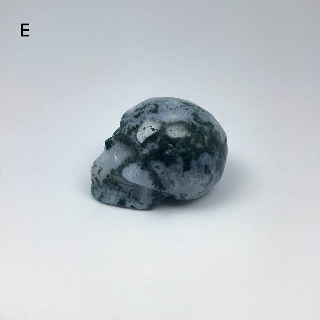 Moss Agate Skulls - Rocks and Gems Canada