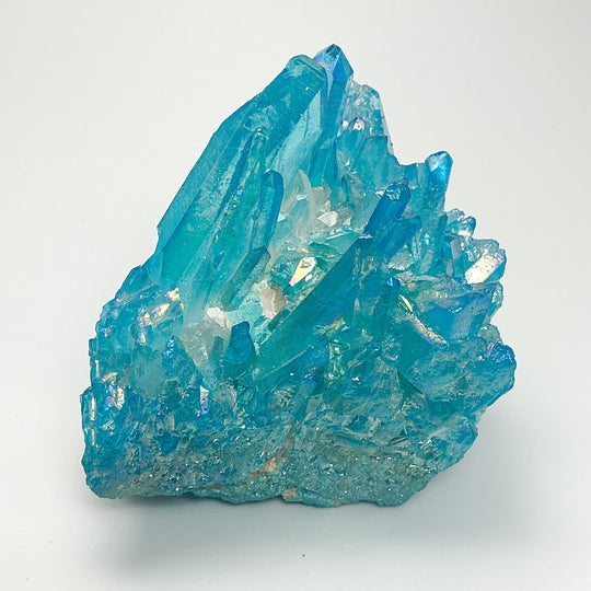 Aqua Aura Quartz Cluster