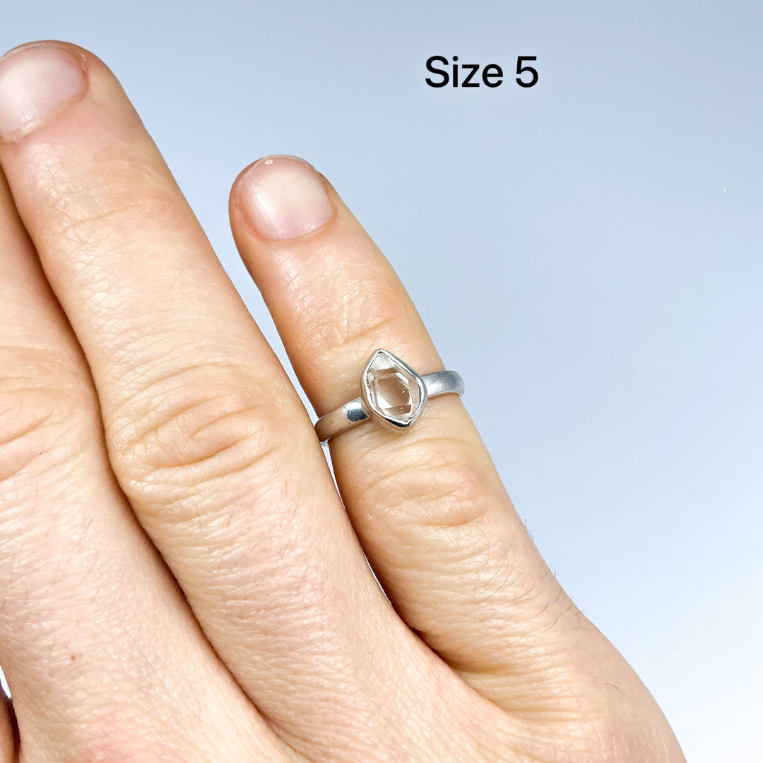 Herkimer Diamond Ring - Rocks and Gems Canada