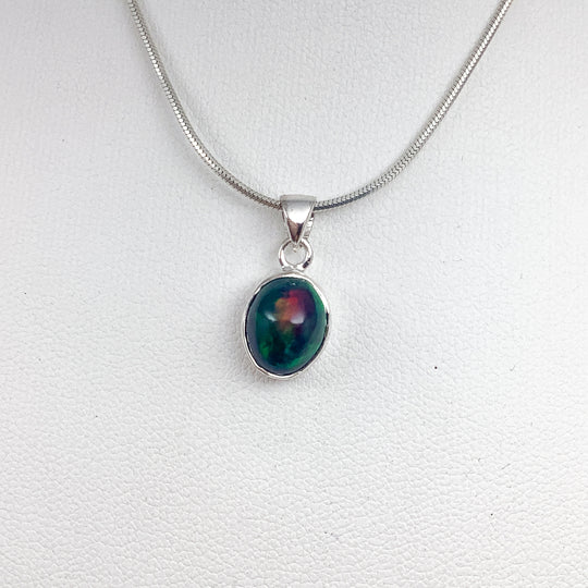 Black Ethiopian Opal Pendant
