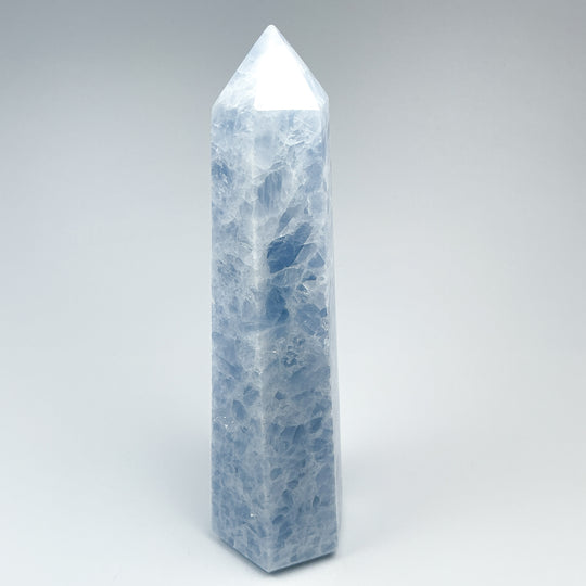 Blue Calcite Point - Rocks and Gems Canada