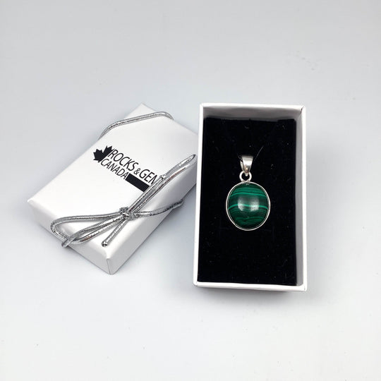 Malachite Pendant - Rocks and Gems Canada