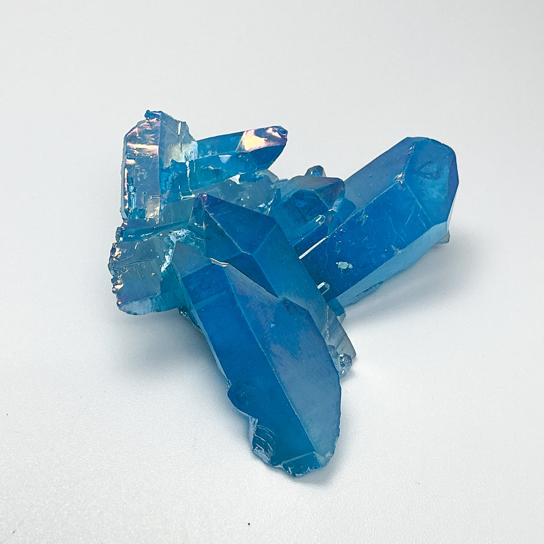 Aqua Aura Quartz Cluster