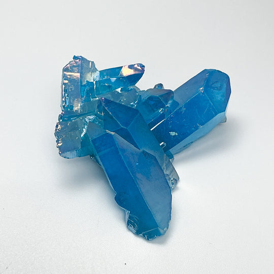 Aqua Aura Quartz Cluster