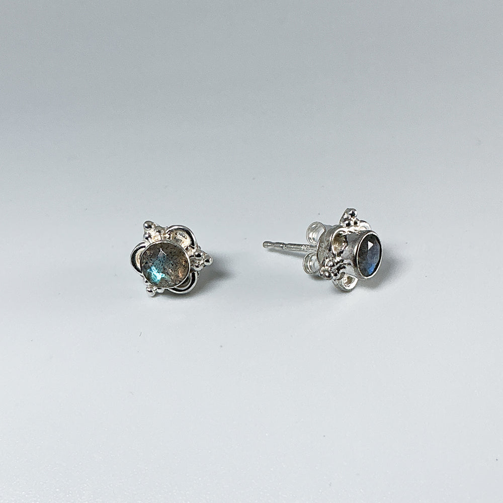 Labradorite Stud Earrings