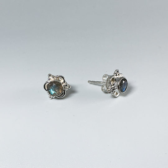 Labradorite Stud Earrings