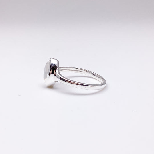 Rainbow Moonstone Ring - Rocks and Gems Canada
