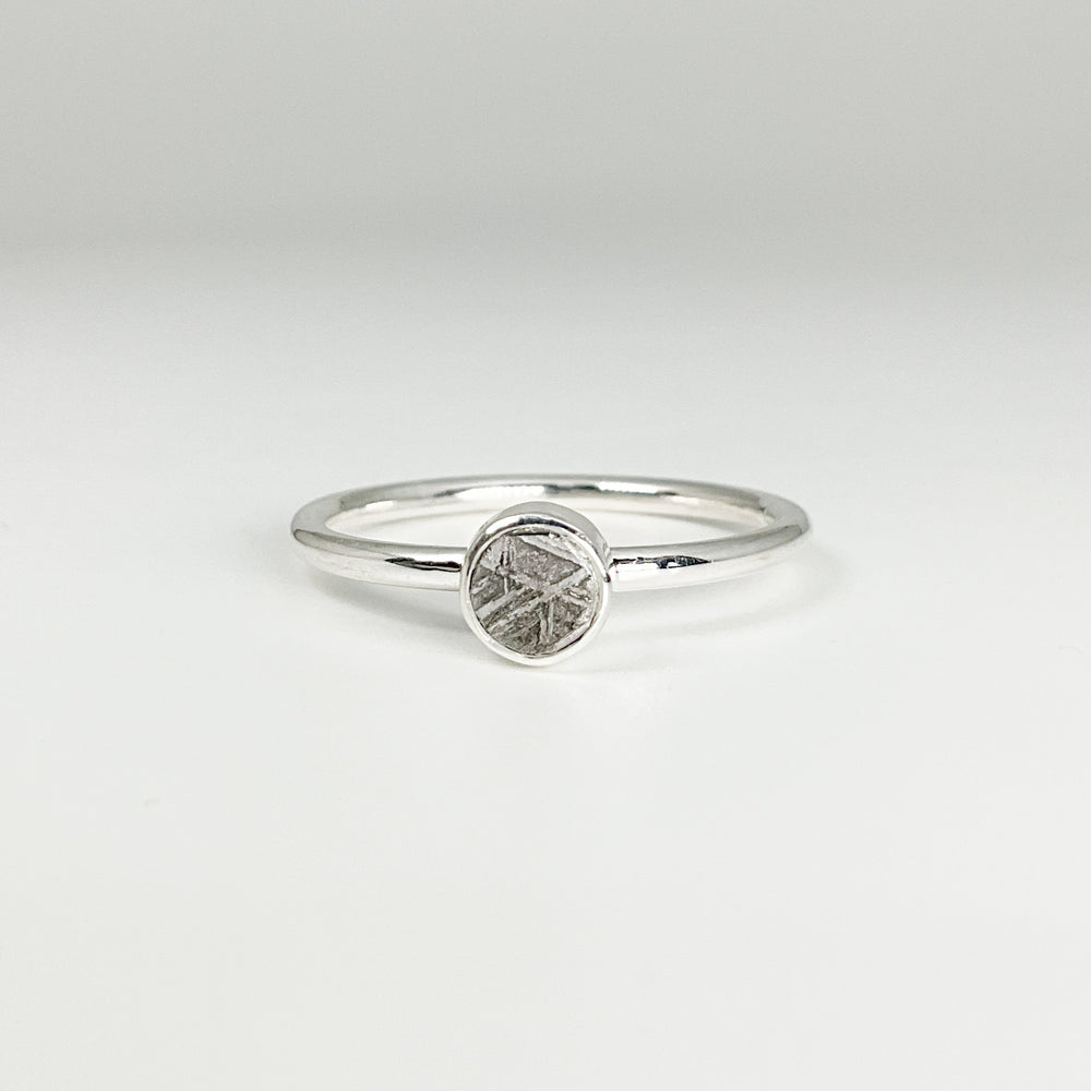 Muonionalusta Meteorite Ring - Rocks and Gems Canada