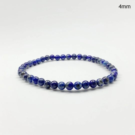 Lapis Lazuli Beaded Bracelet - High Quality - Rocks and Gems Canada