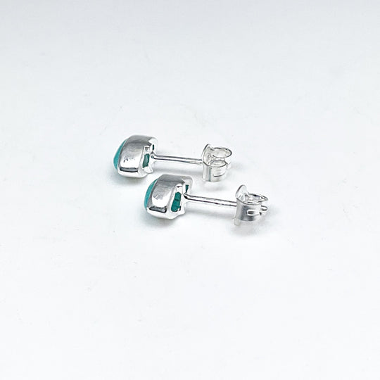 Amazonite Stud Earrings - Rocks and Gems Canada