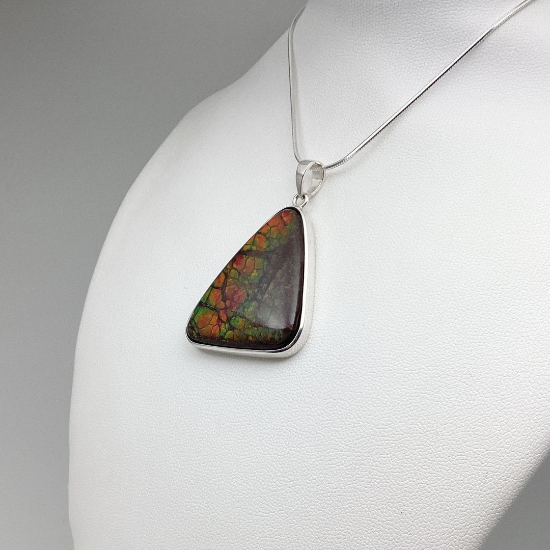 Alberta Ammolite Pendant - Rocks and Gems Canada