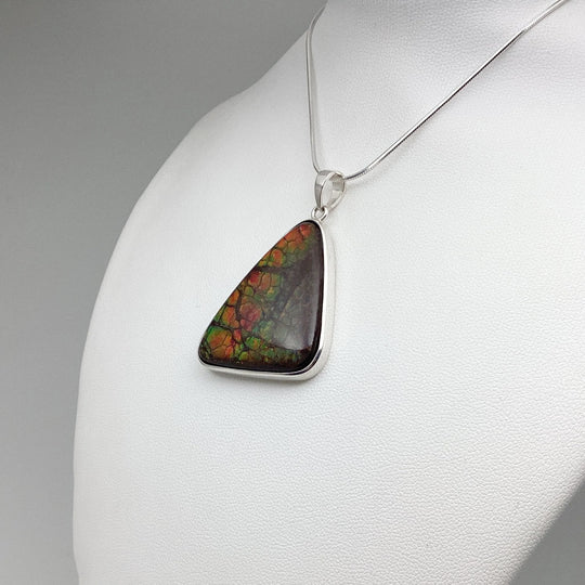 Alberta Ammolite Pendant - Rocks and Gems Canada