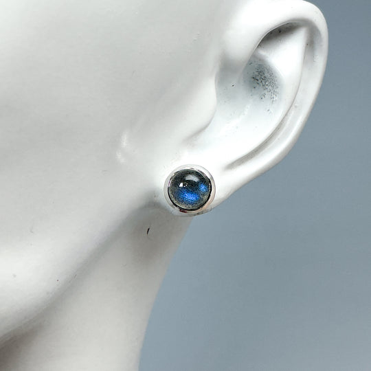 Labradorite Stud Earrings