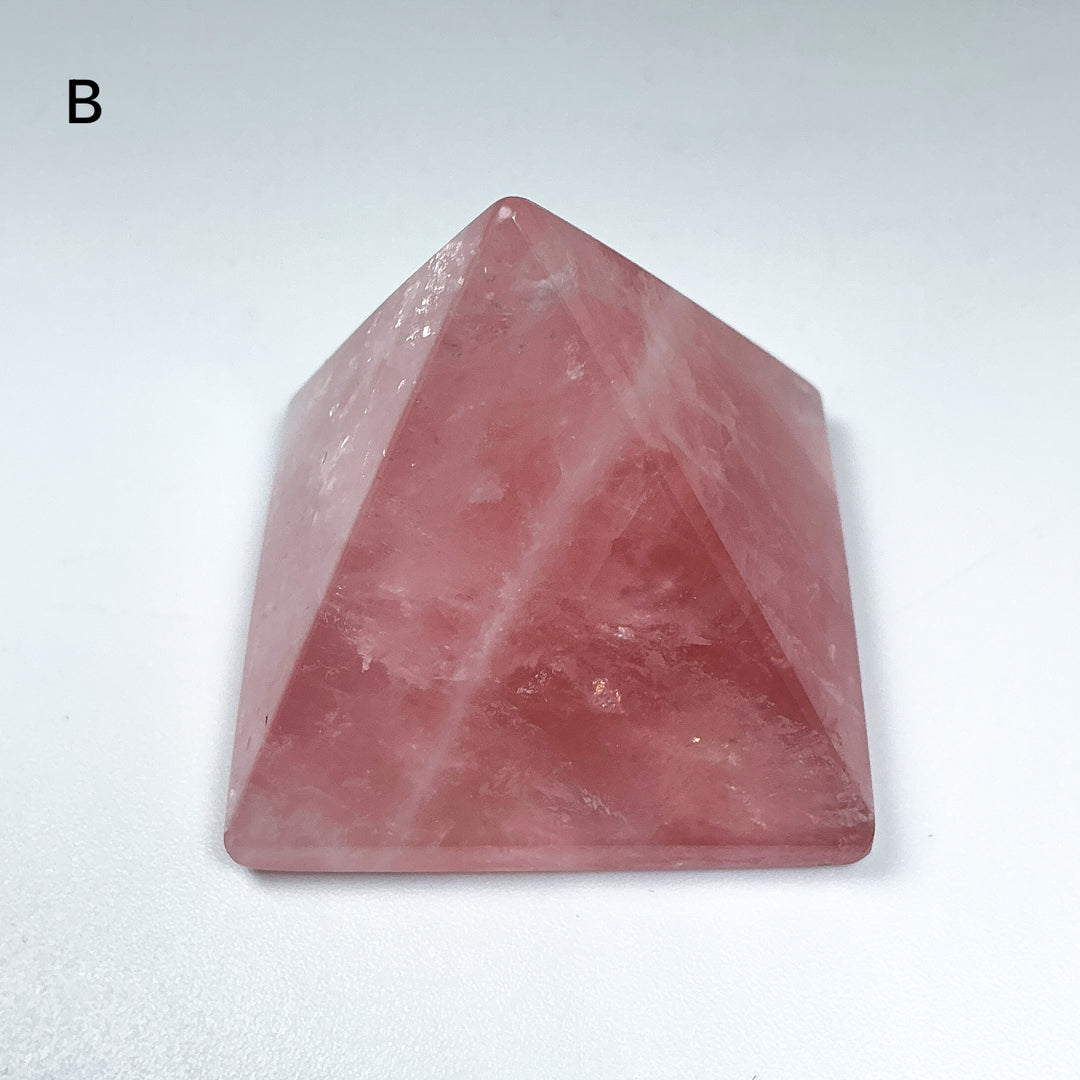 Rose Quartz Pyramid - Rocks and Gems Canada