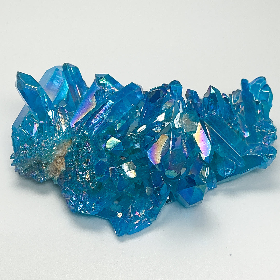 Aqua Aura Quartz Cluster
