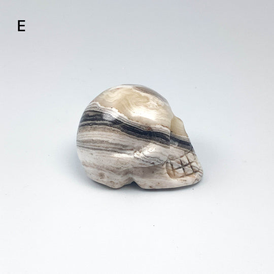 Carved Zebra Jasper Skull - Rocks and Gems Canada