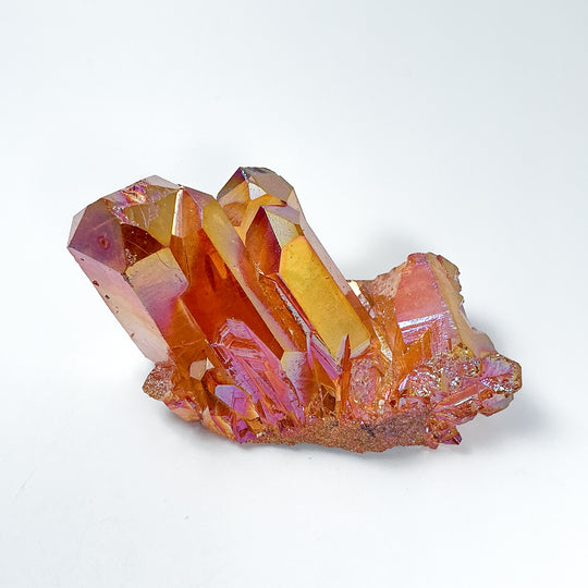 Sunset Aura Quartz Cluster - Rocks and Gems Canada