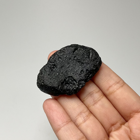 Black Tektite Specimen - Rocks and Gems Canada