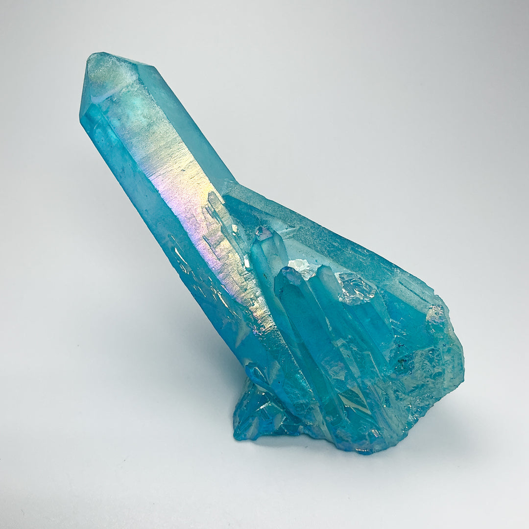 Aqua Aura Quartz Cluster