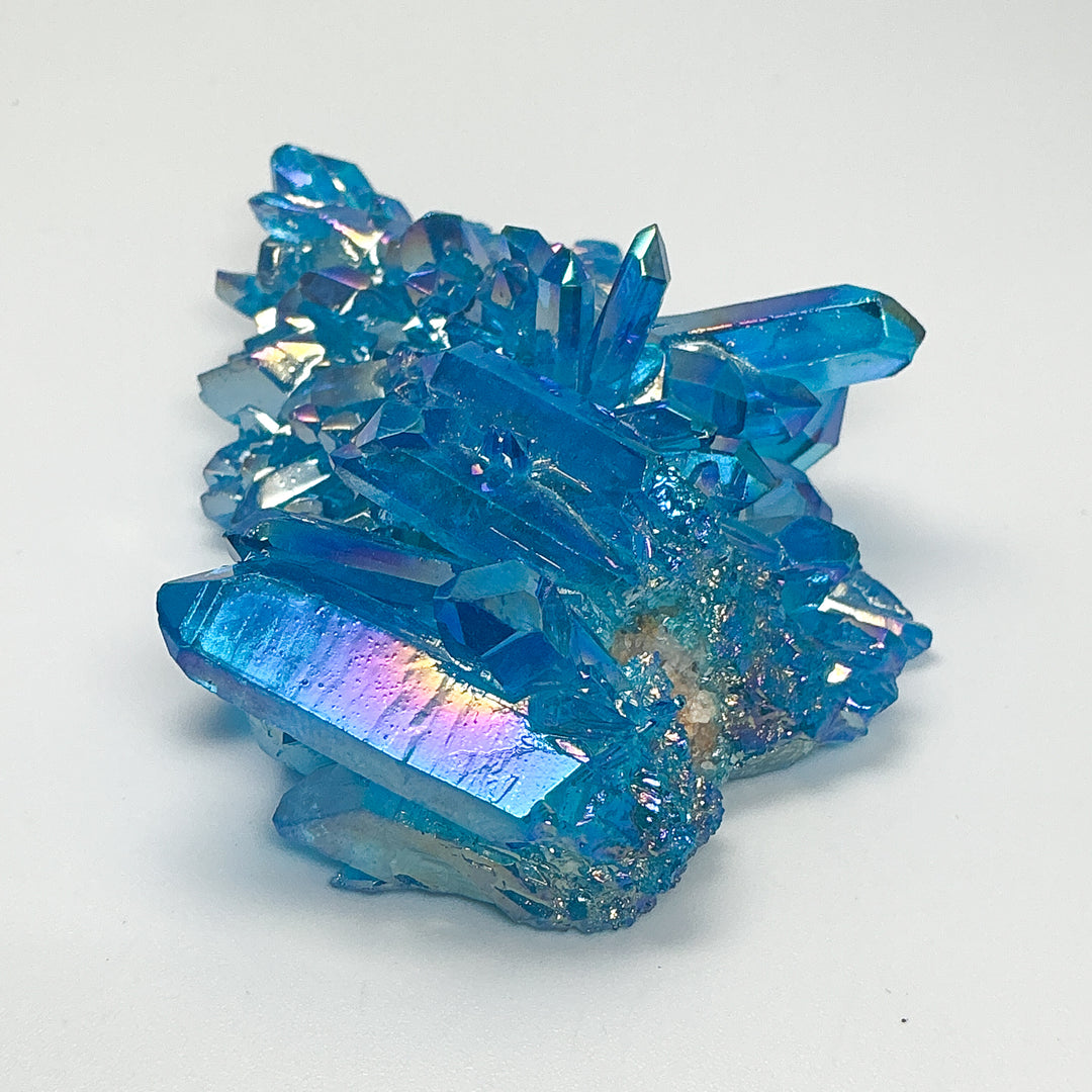 Aqua Aura Quartz Cluster