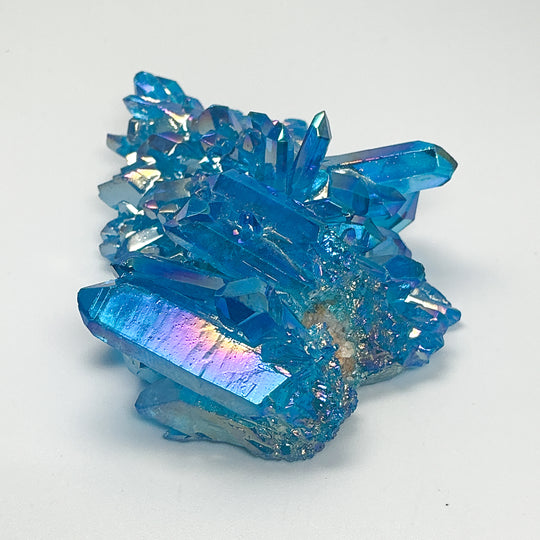 Aqua Aura Quartz Cluster