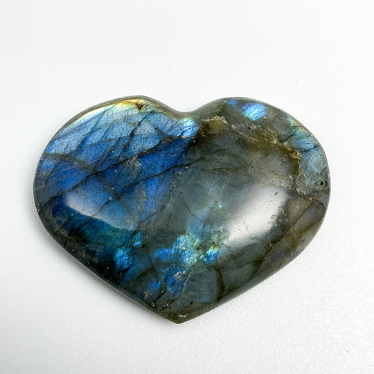 Labradorite Heart