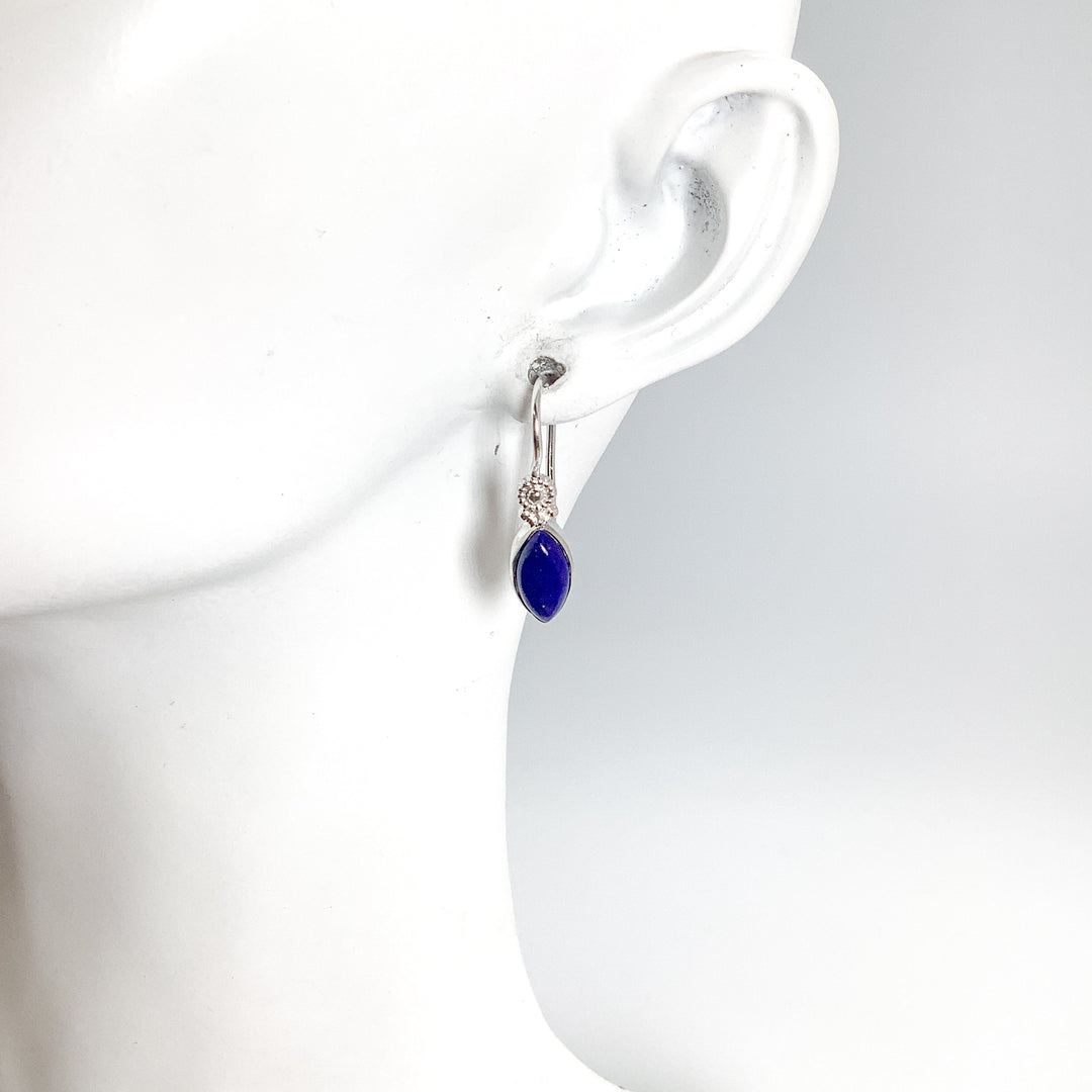Lapis Lazuli Dangle Earrings - Rocks and Gems Canada