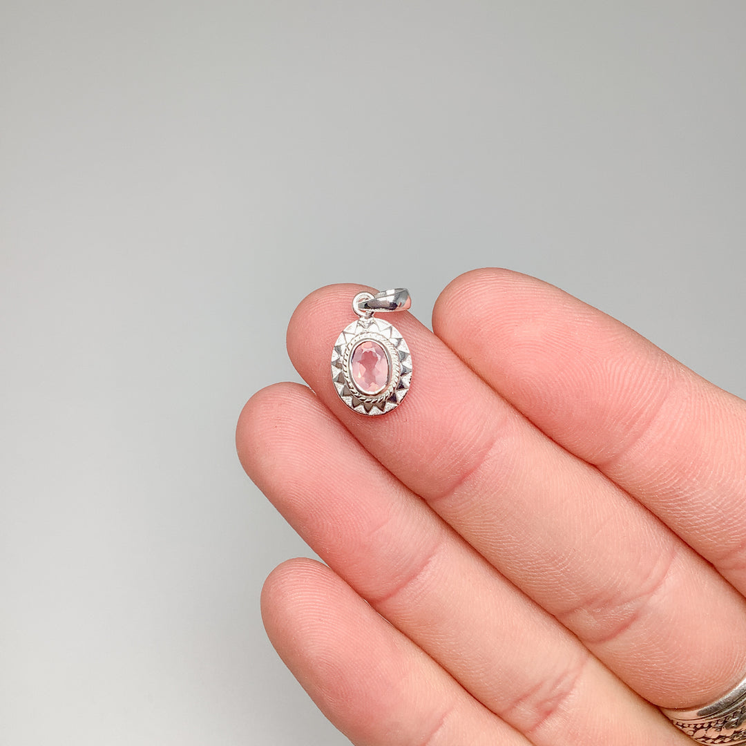 Rose Quartz Pendant - Rocks and Gems Canada