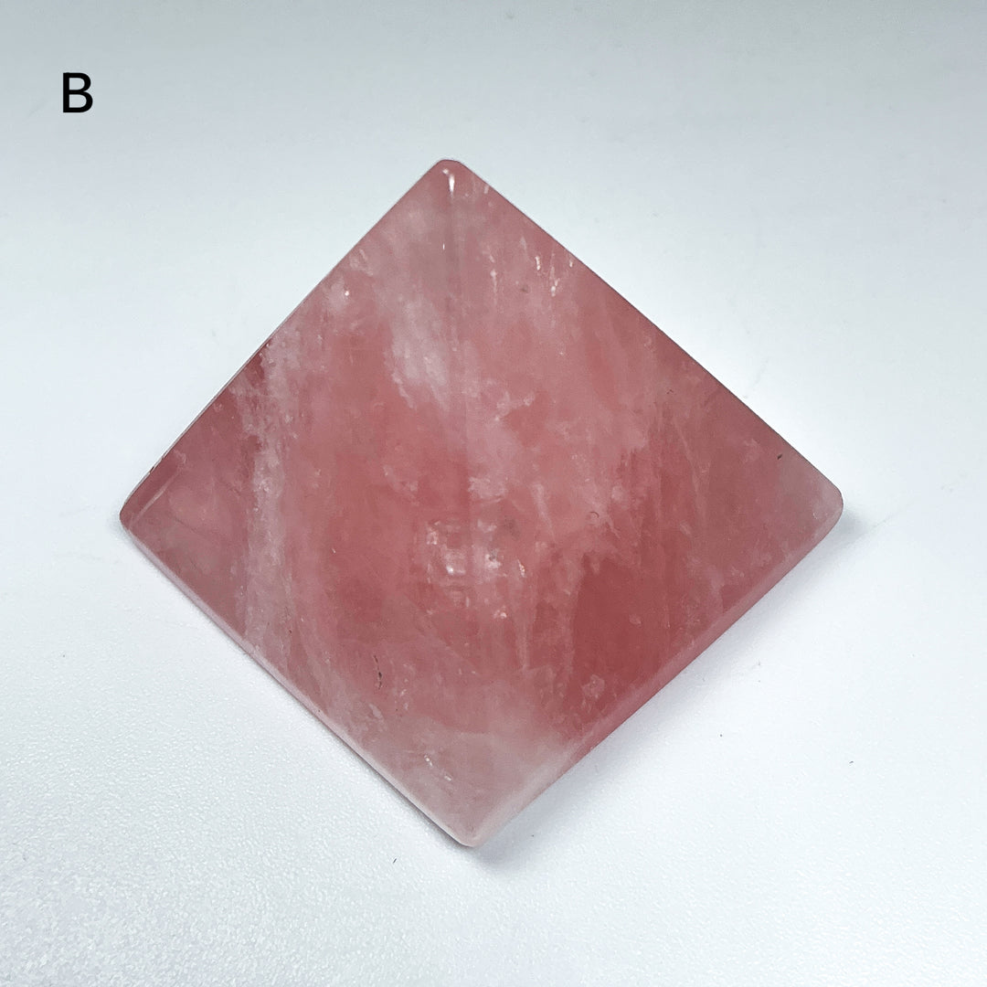 Rose Quartz Pyramid - Rocks and Gems Canada