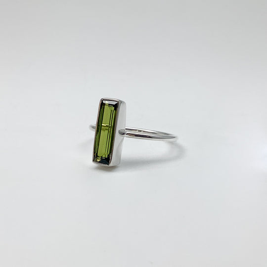 Green Tourmaline Ring