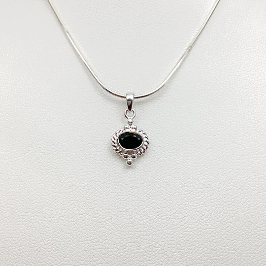Black Onyx Pendant - Rocks and Gems Canada