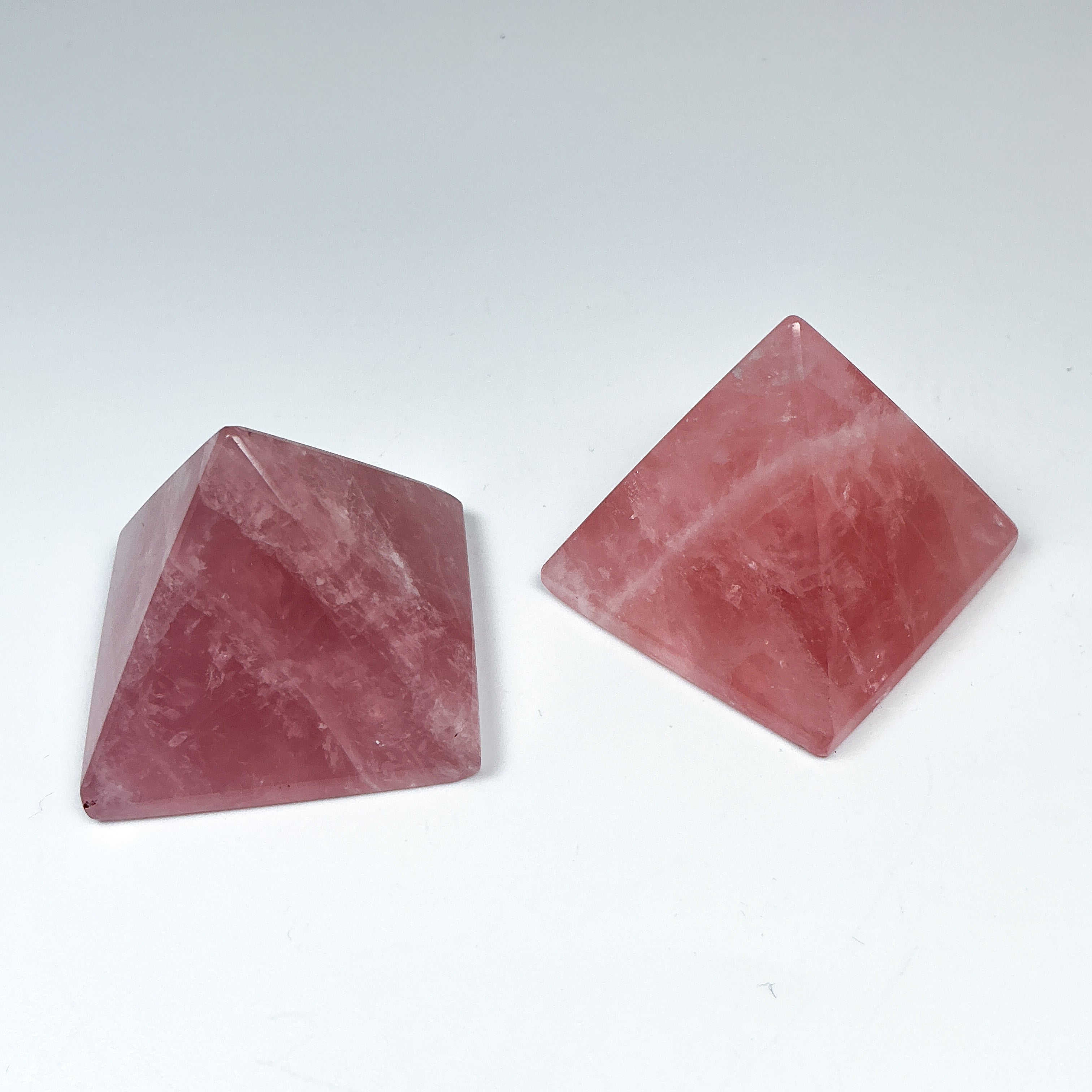 Rose Quartz Pyramid - Rocks and Gems Canada